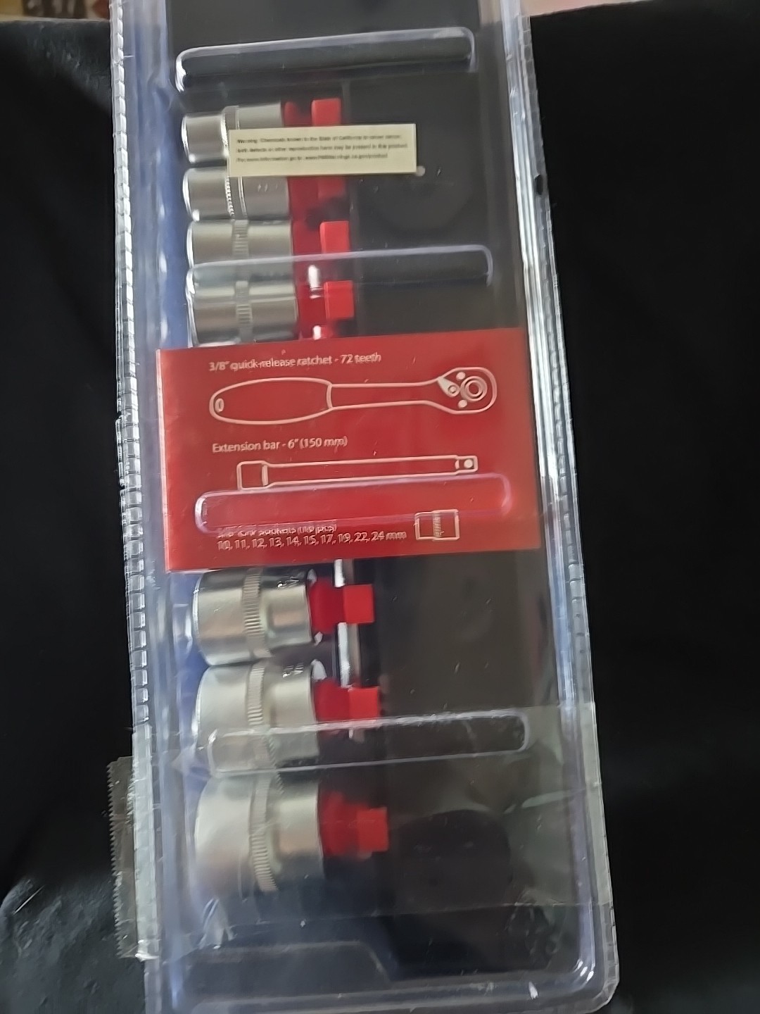 12 Pc 3/8 Drive Socket Set