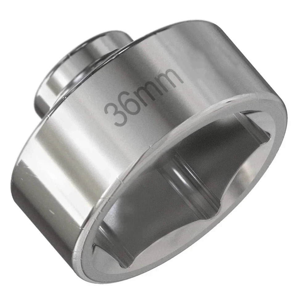 36mm Oil Filter Socket Tool 3/8″Drive Cap Remover Low Profile Socket Wrench C2C6