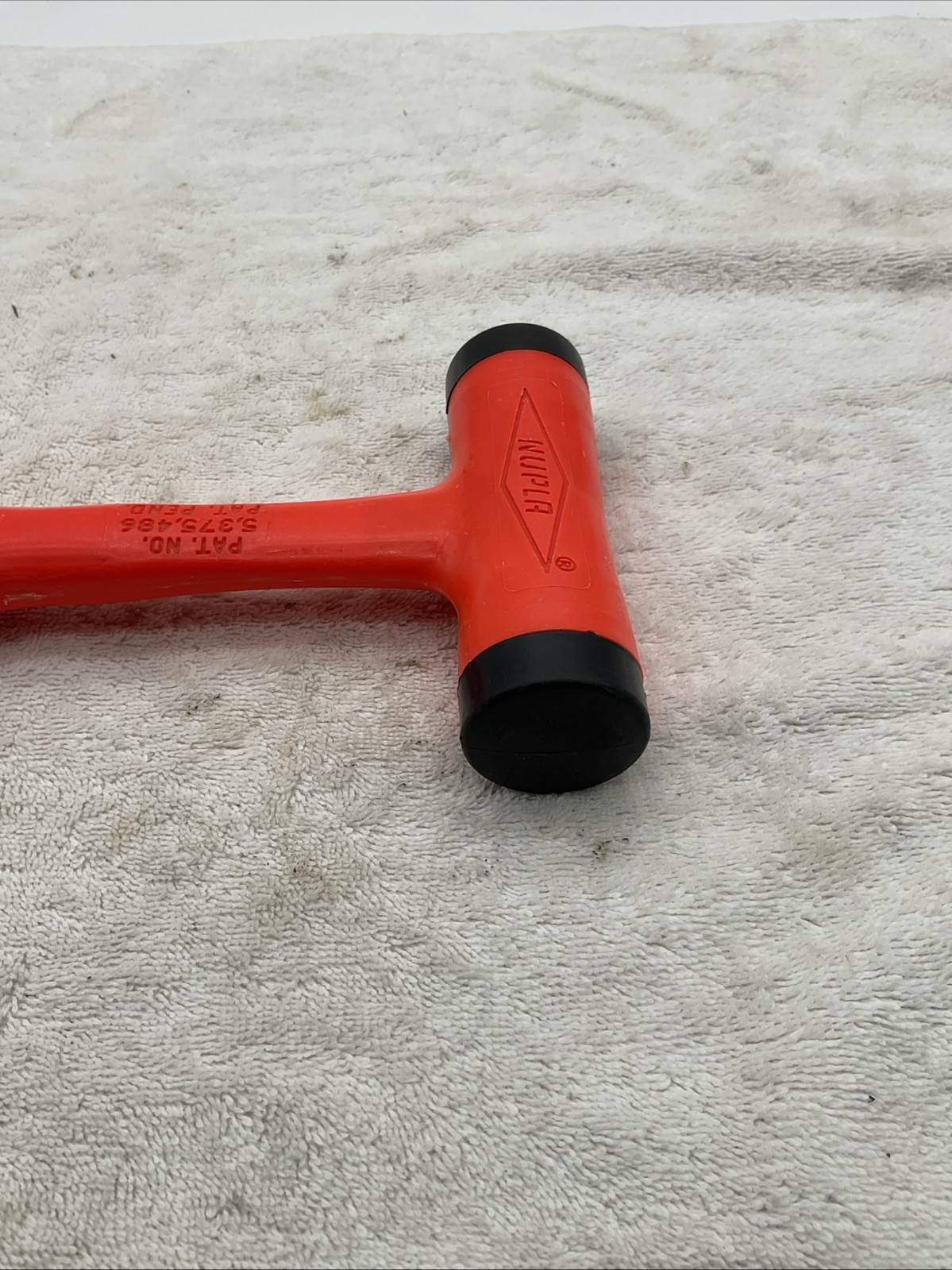 Vintage Strike Pro Nupla 16oz Dead Blow Hammer Pat. No. 5,375,486 Pat. Pend!!!S1