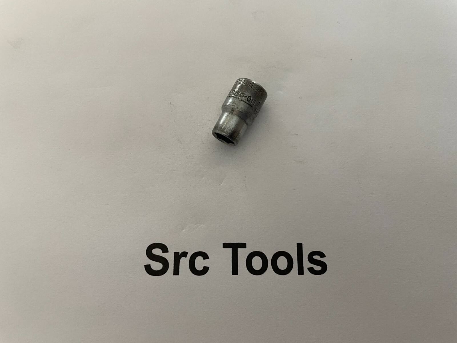 RARE 1944 Snap-On Tools USA 1/4″ Drive 9/32″ SAE 6pt Midget Chrome Socket TM-9