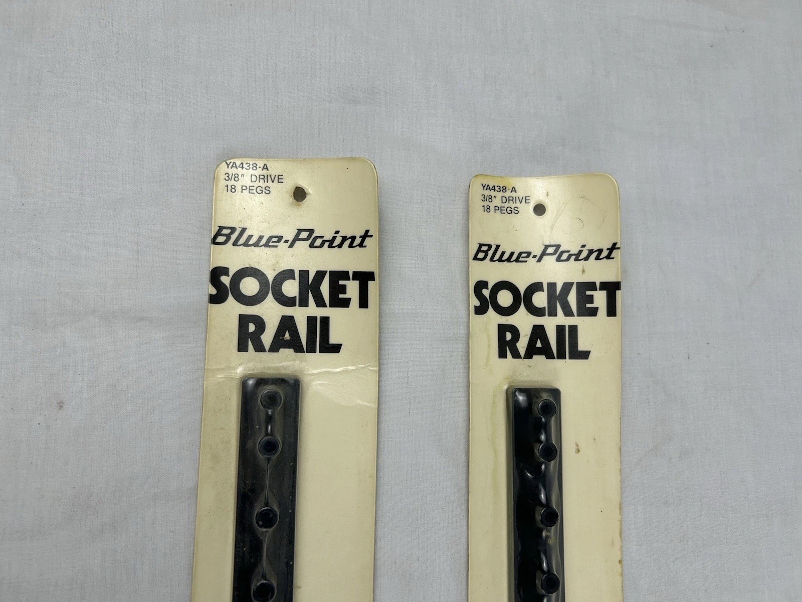 NOS Blue-Point YA438-A 3/8” drive 18″ socket storage rail – Made in USA 18 Pegs