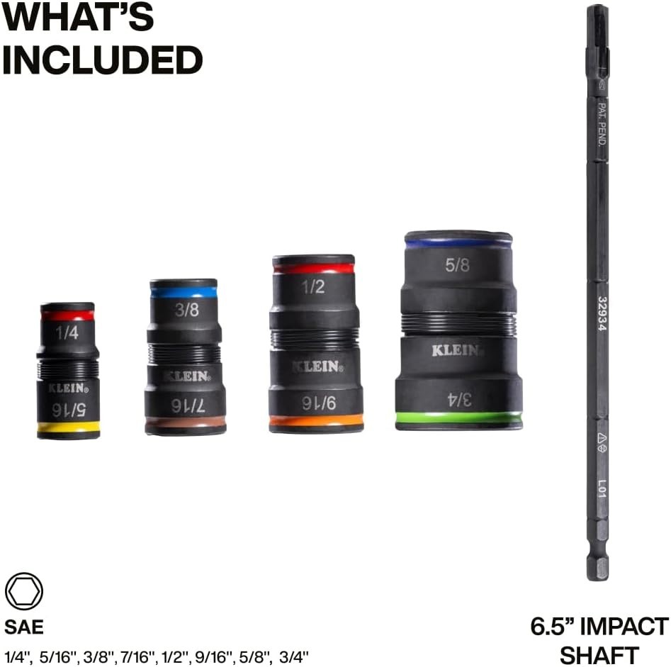 Durable 9-in-1 Impact Socket Set – Ideal for Professional Use and Tough Tasks