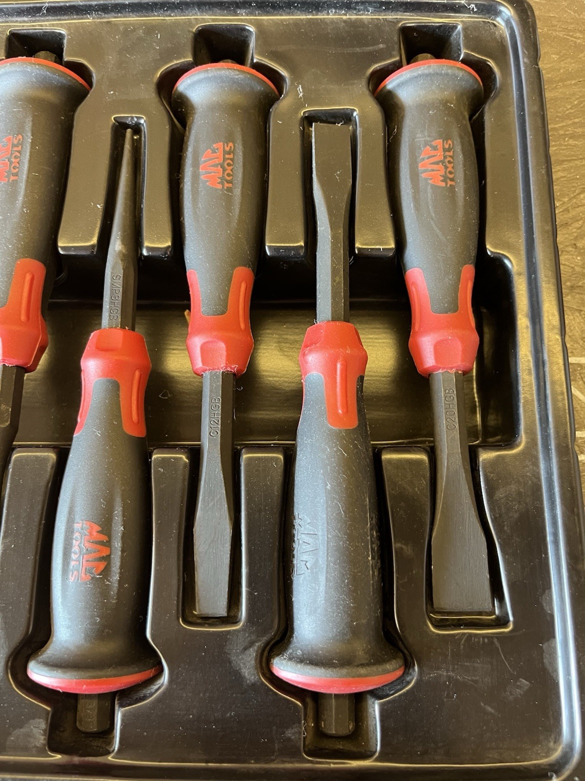 Mac Tools Soft Grip 10pc Punch and Chisel Set