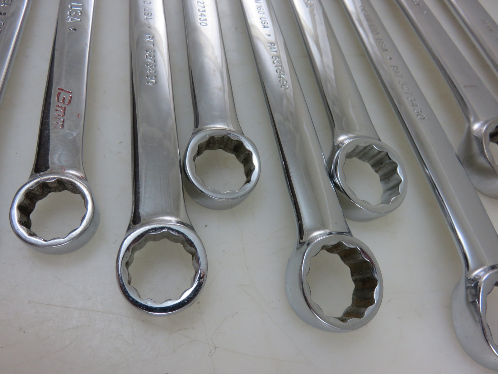 Snap-On METRIC OEXM Series Combination Wrench 11pc Set 10mm-19mm + 22mm