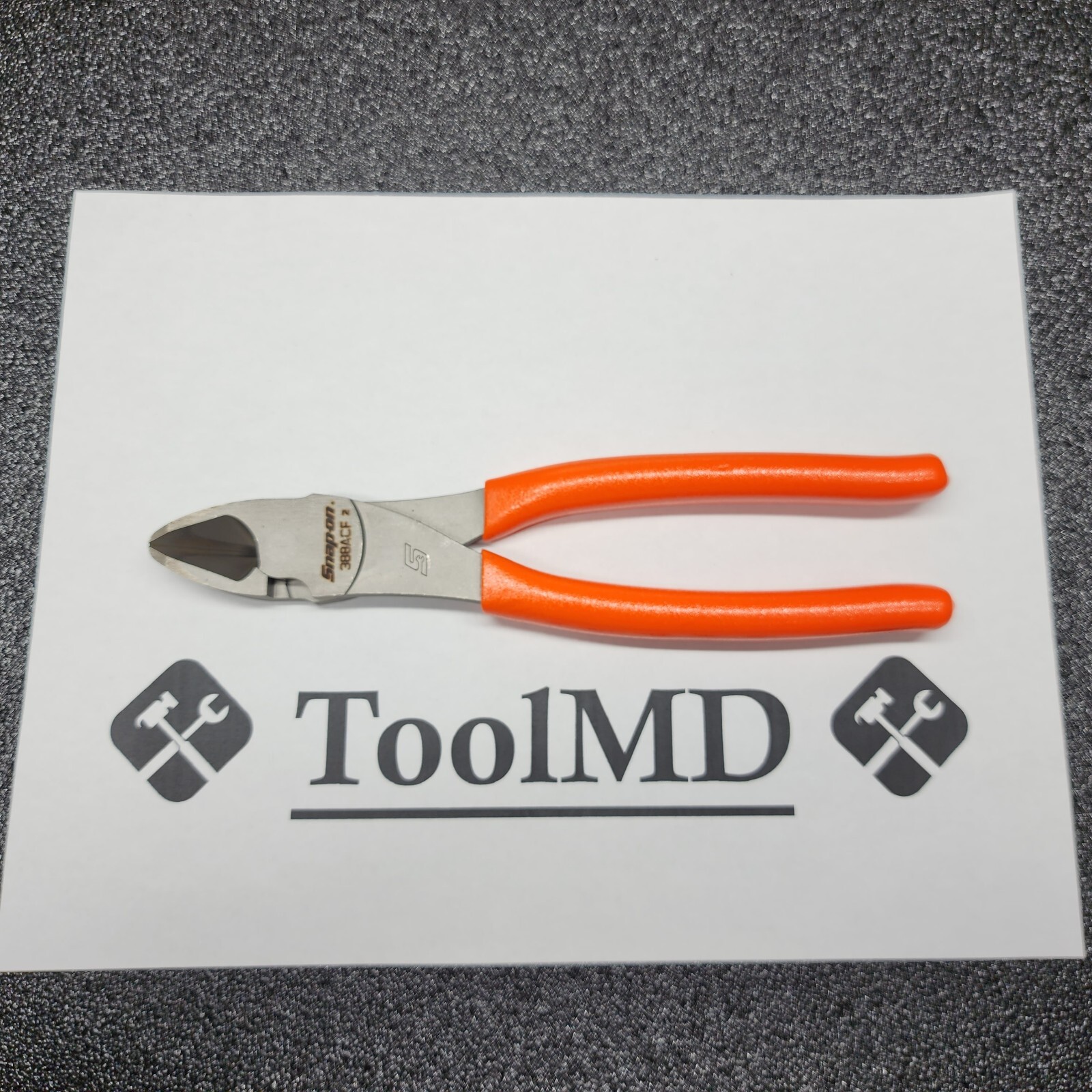 Snap-on Tools USA NEW ORANGE 8″ High Leverage Diagonal Cutter Pliers 388ACF