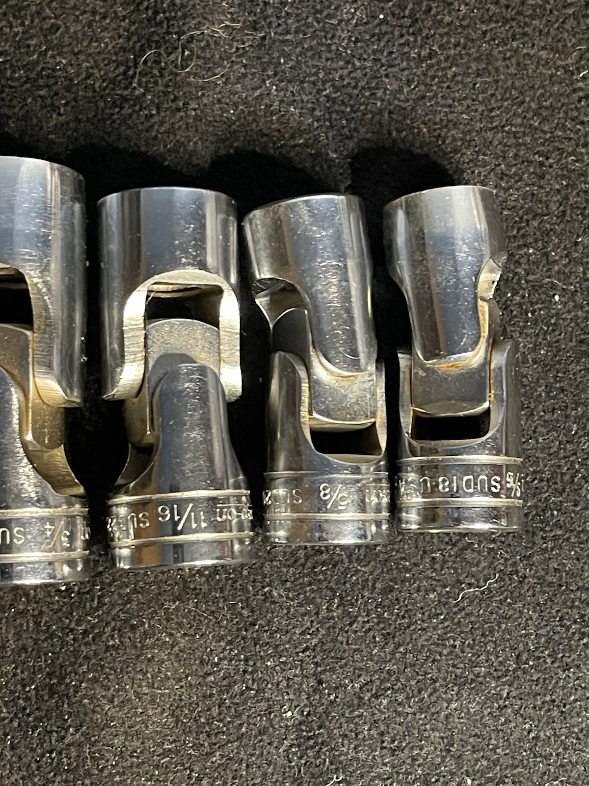 SNAP-ON SUD SERIES 1/2″ DRIVE 6 PIECE 12 POINT SWIVEL SOCKET SET 9/16″ TO 7/8”