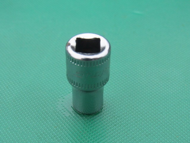SNAP ON 6MM TMM6 1/4″ DRIVE METRIC 6 PT SHALLOW CHROME SOCKET 6 MM TMM VERY NICE
