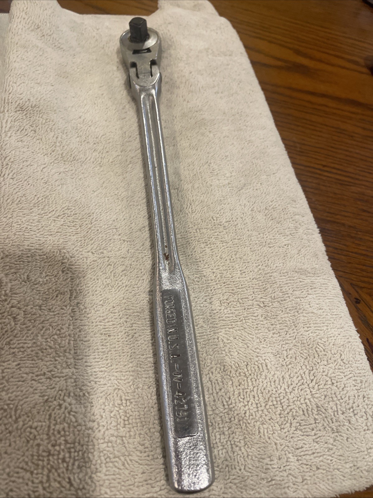 VINTAGE CRAFTSMAN Flex Head Ratchet 3/8″ Drive 42791 -VV- QR Reversible