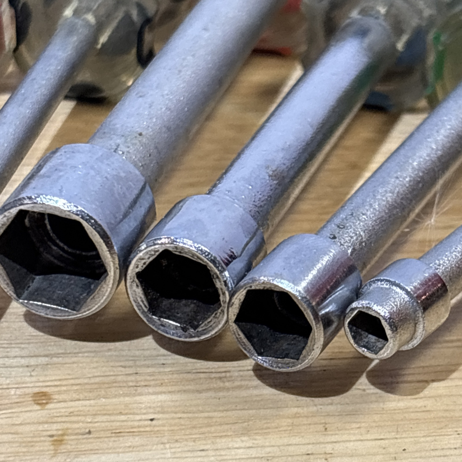 Dayton SAE Nut Driver Set LOT 3/16″ to 1/2″ Skips 5/16″ W/ Duplicates Vtg USA