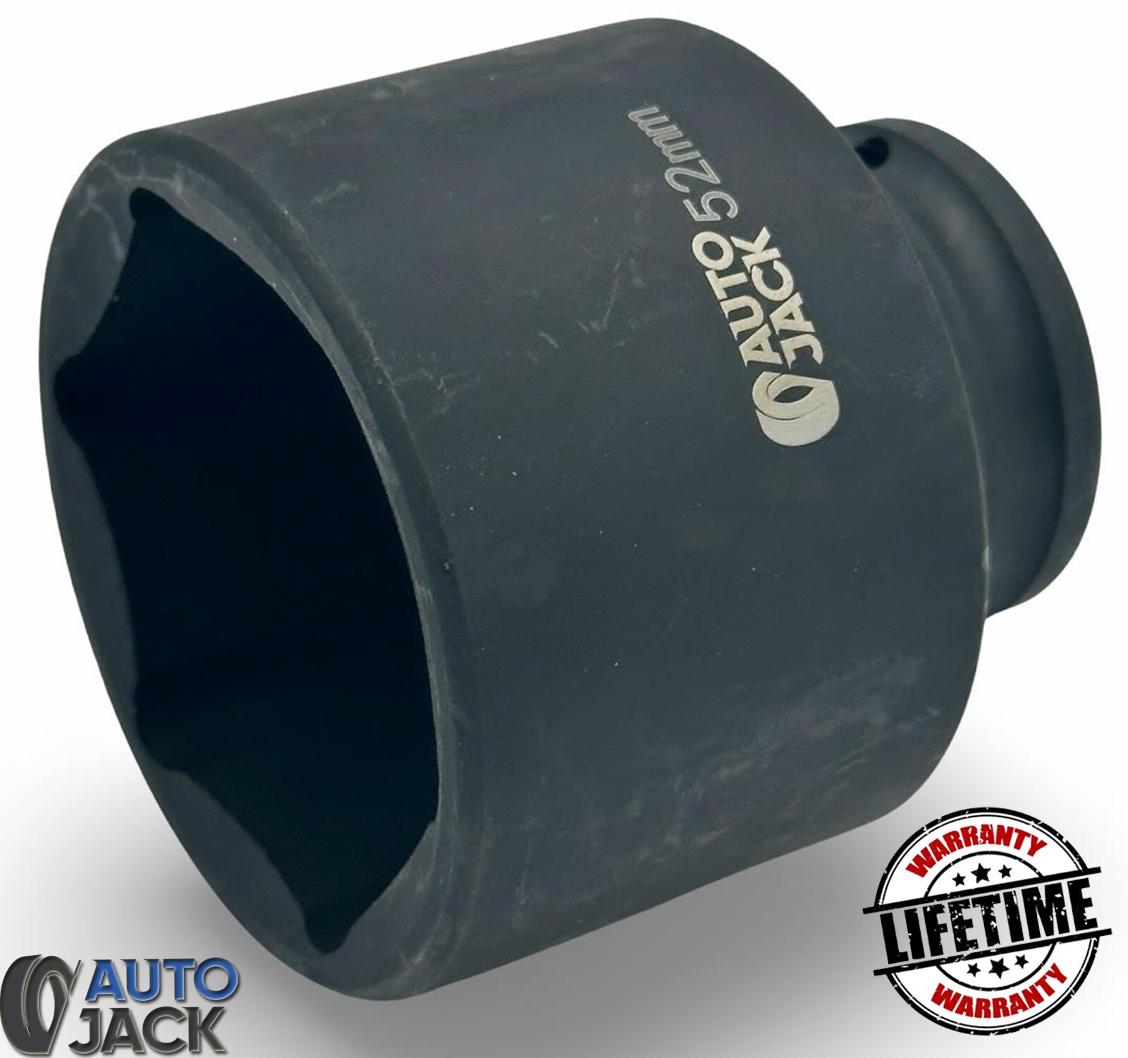 52mm Impact Socket 1/2″ Drive Deep 6 Point Hub Nut for Land Rover CR-MO Autojack