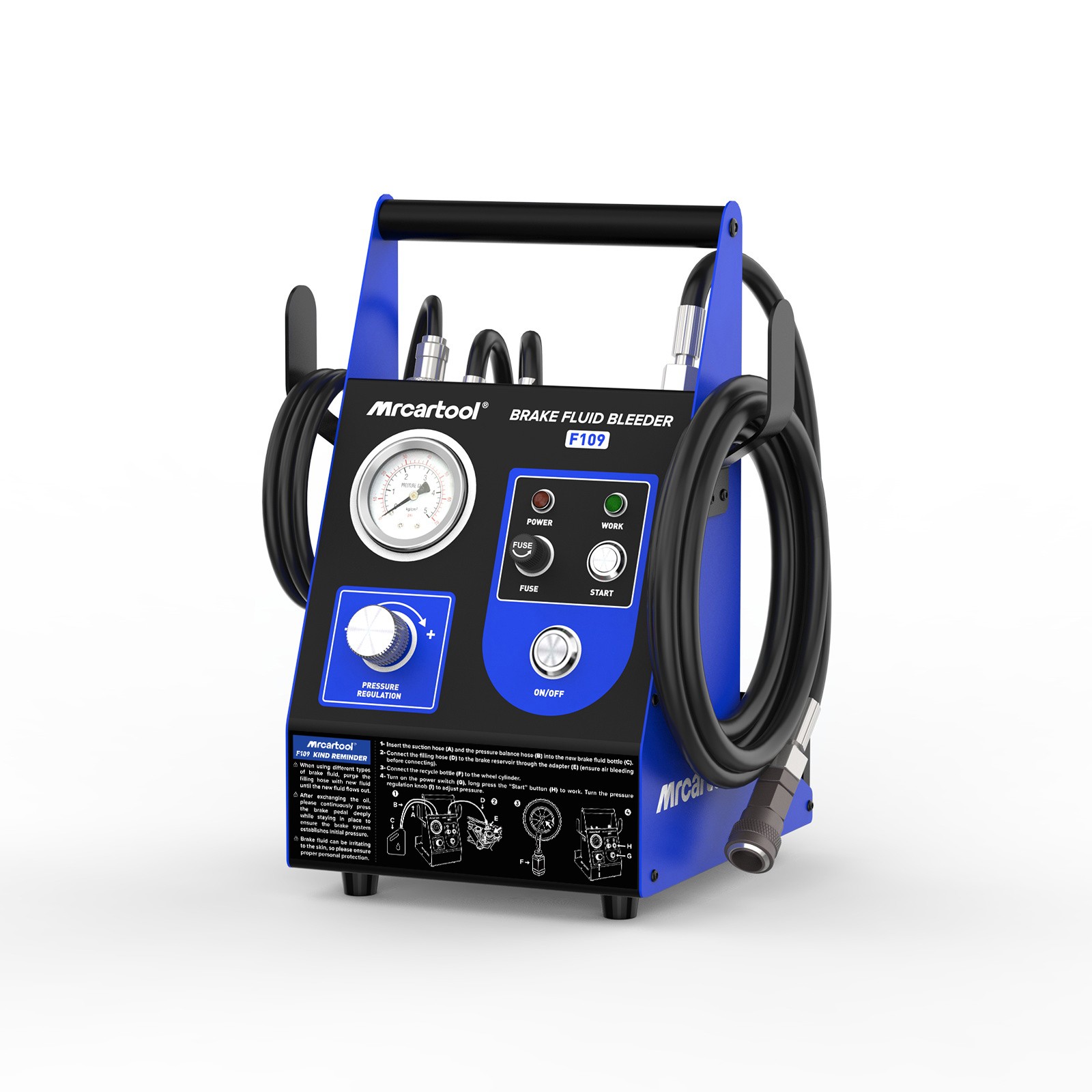 Electric Brake Bleeder Kit Automatic Brake Fluid Bleeder Oil Exchange Machine
