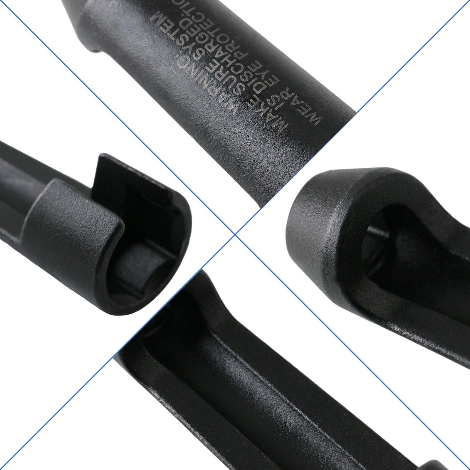 5x Diesel Fuel Line Socket Set Tesmirror 17mm 19 21 22 24mm Flare Nut Socket Set