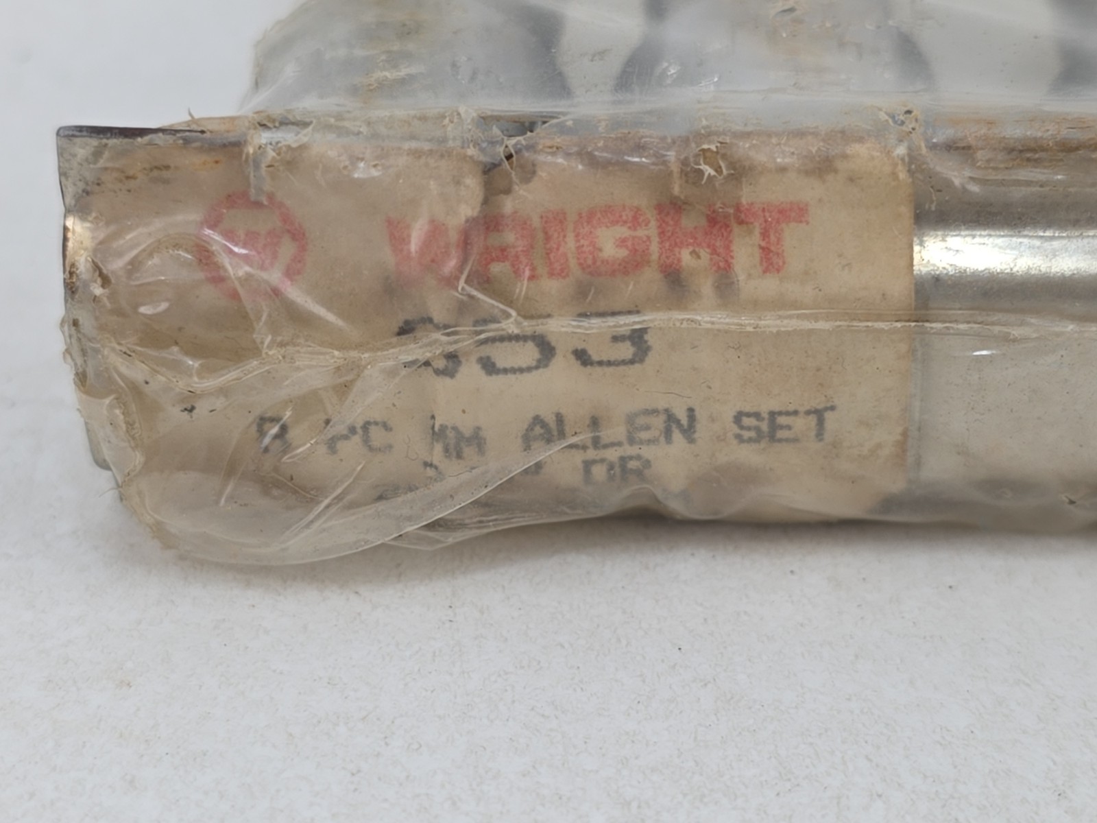 Wright 353 Metric Hex Allen Bit Socket Set 2-10mm NOS USA Factory Sealed 8 Pc