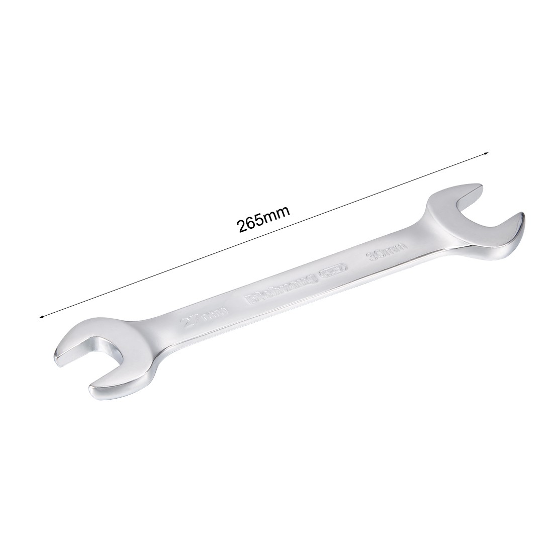 Double Metrics Open Key Polished Cr-V Finish, 27mm x 30mm
