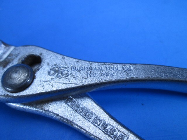 Vintage OTC OWATONNA TOOL CO Slip Joint Pliers No. 712 – 6-1/2 in. ~Made in USA~
