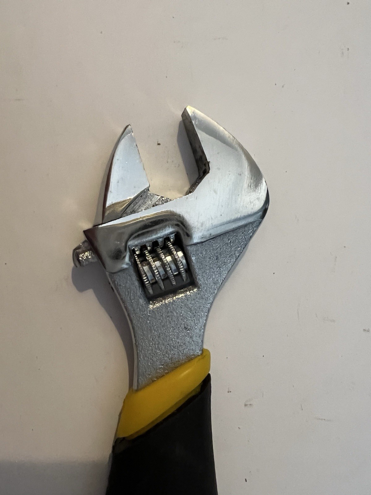 Adjustable Wrench Unbranded 6″ Cushioned Handle Black Yellow