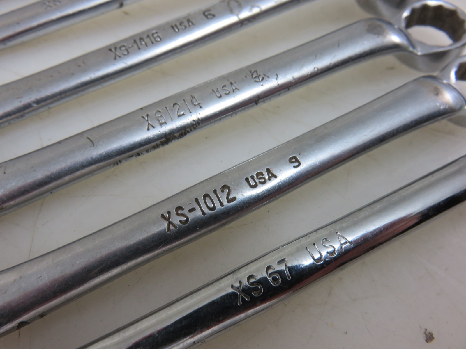 Snap-On XS Series SHORT 10° Offset Box End Wrench 8pc Set 3/16″-13/16″ 12pt