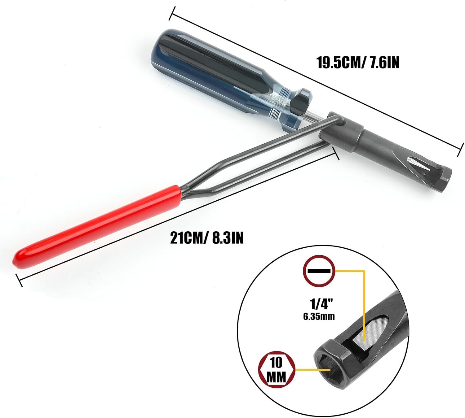 Valve Lash Adjustment Tool, with Angled Feeler Gauge，Jam Nut Valve Adjustment To