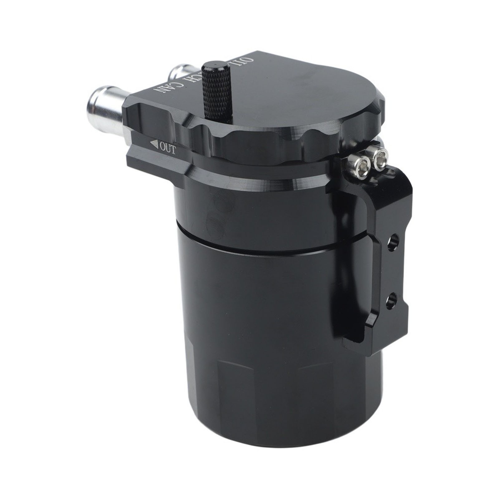 300ML Oil Catch Can with Steel Wool Filter for Car Engine Aluminum Body