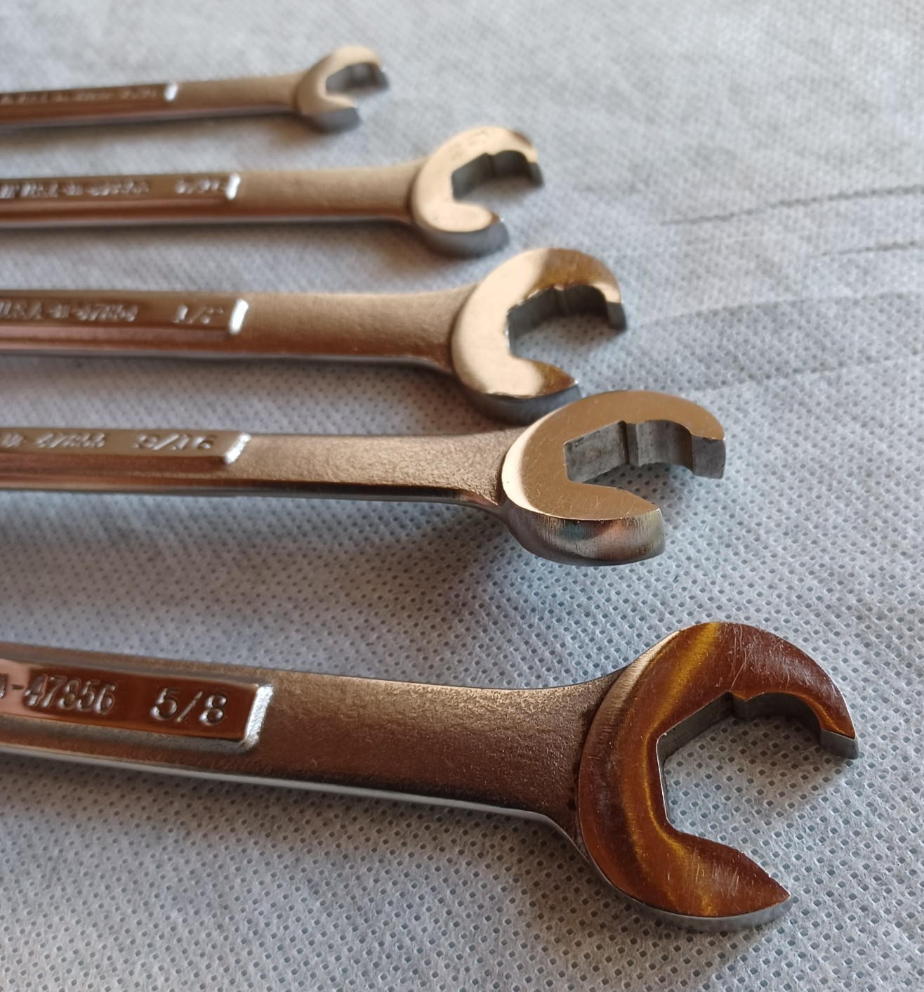 Lot Of 5 Craftsman -VA- Quick Speed Combination Wrenches ~ 5/16″ To 5/8″