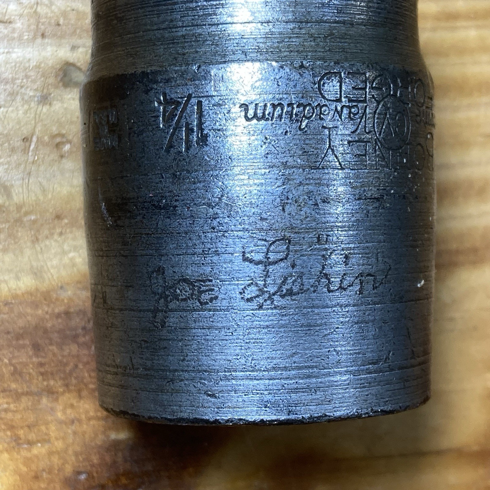 Bonney Forged 3/4” Drive 1-1/4” 6-Point Socket 4240 Vintage Chrome Vanadium