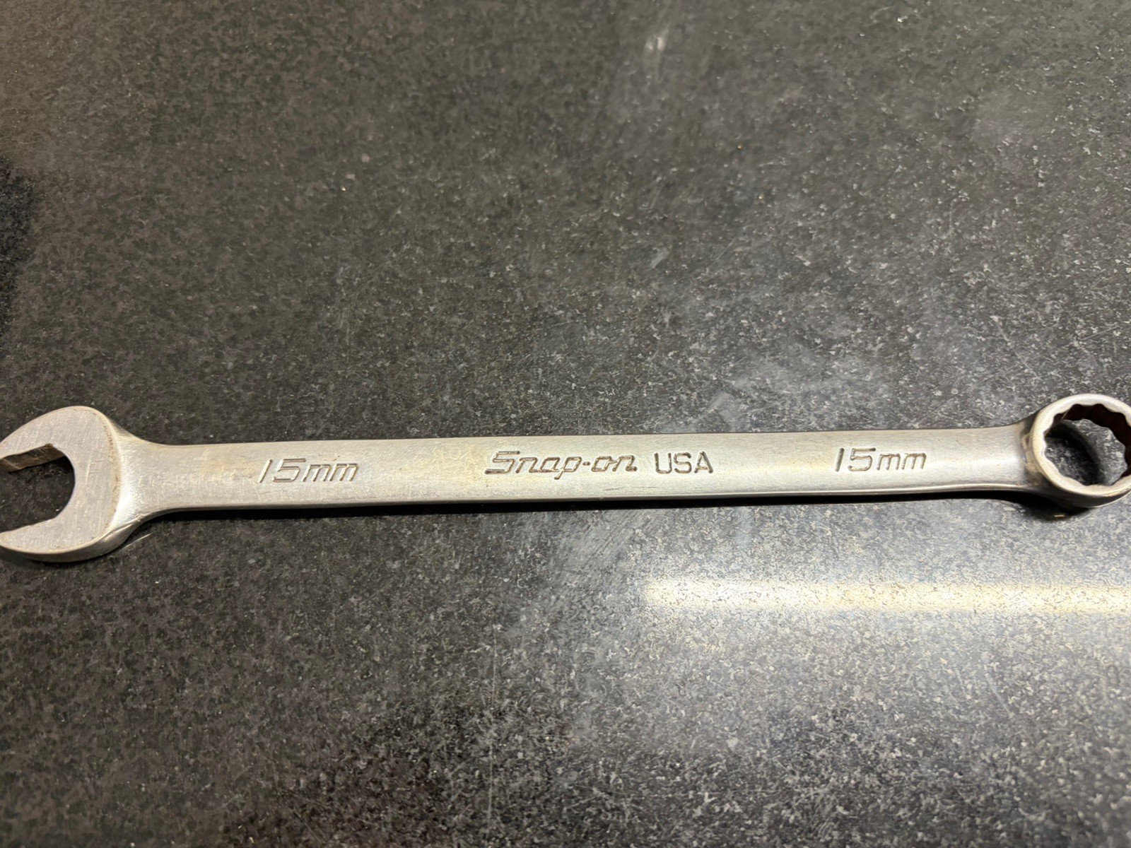 Snap On 15mm 12-Point Metric Flank Drive Combination Wrench SOEXM15