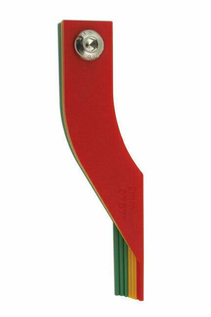 Automotive Brake Pad Lining Thickness Feeler Gauge; 8 in 1 tool.
