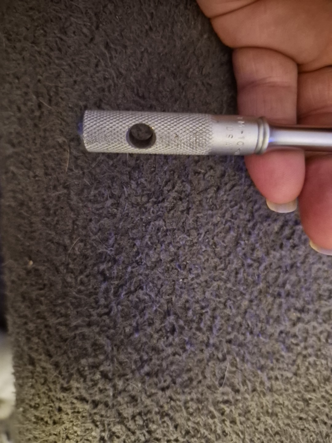 Snap-On TM-10-D 1/4″ Drive Flex Extension 6.25″ USA Knurled Handle Tool