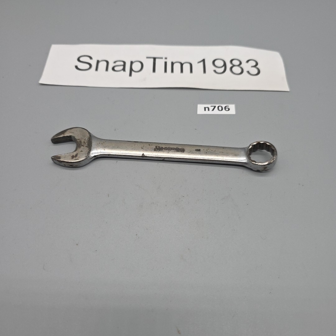 Snap-on Tools 9/16” SAE Combination Wrench OEX180 USA