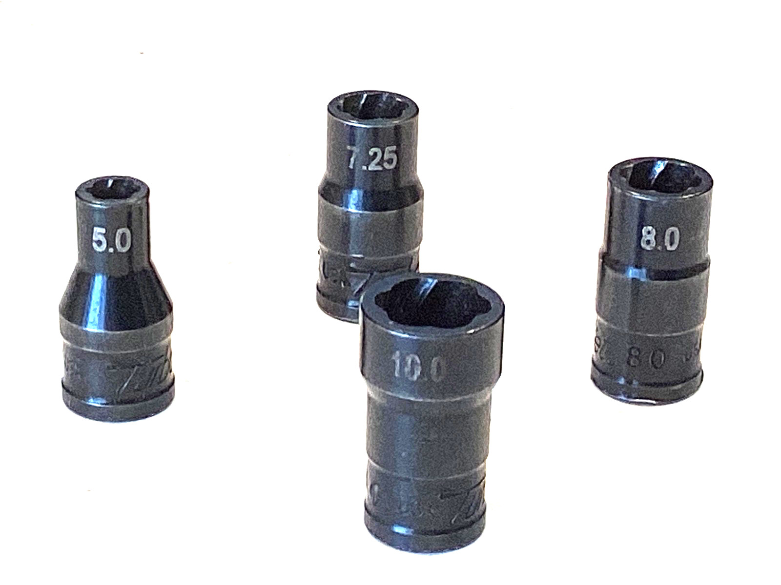 TurboSocket USA 4 Piece 1/4” Drive Shallow Damaged Bolt Twist Socket Set NICE