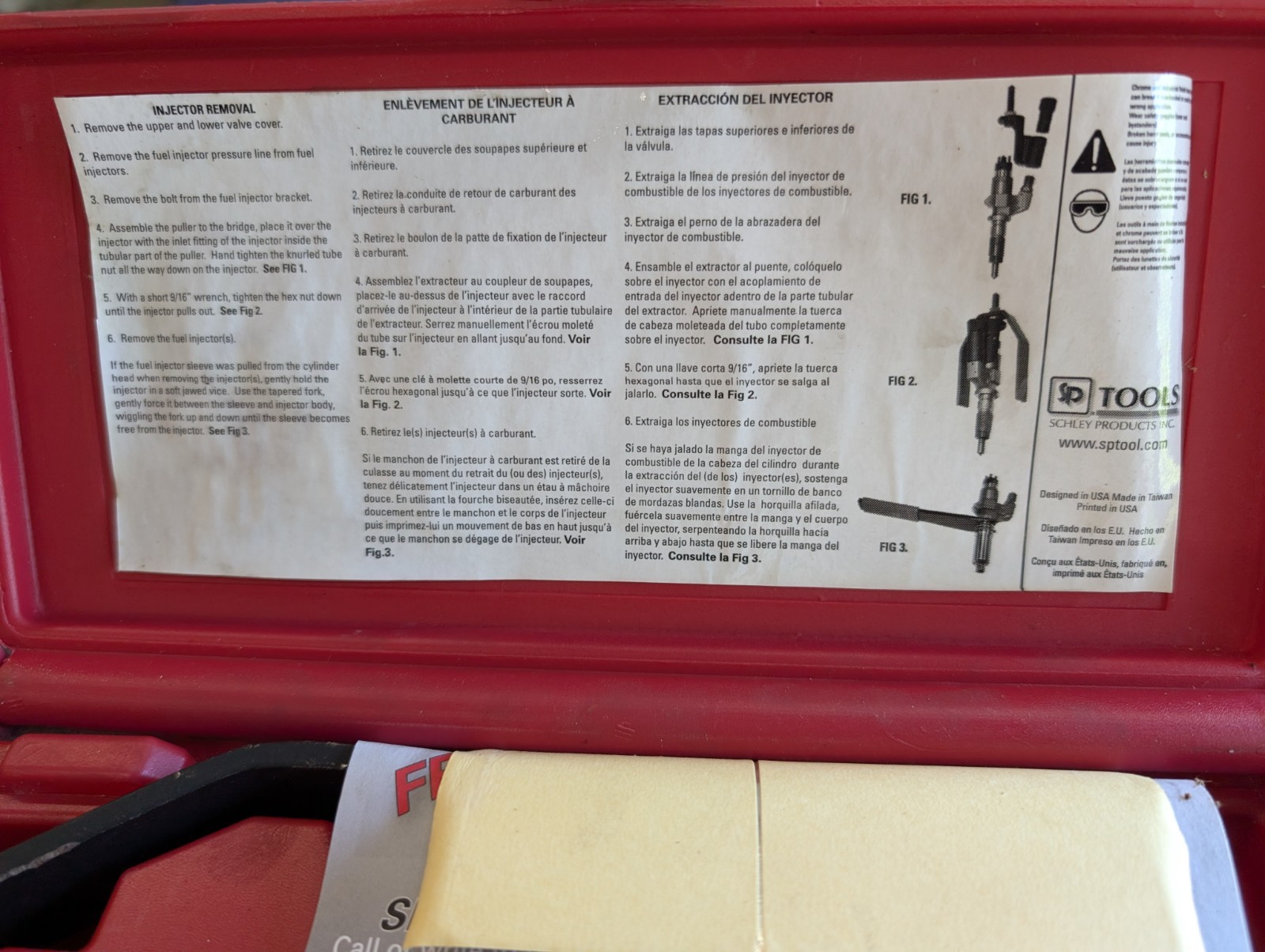 GM Duramax LB7 Engine Injector Puller Schley 11700