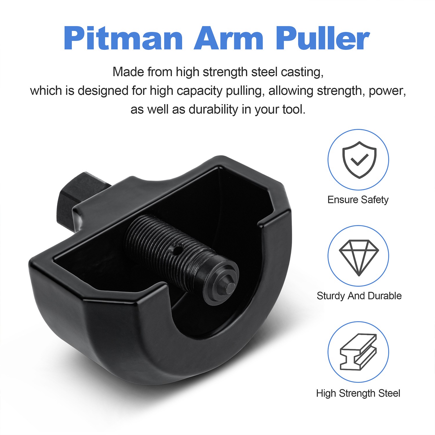 Pitman Arm Puller for Sheppard M100 Gearboxes, Heavy Duty Service Tool for Class