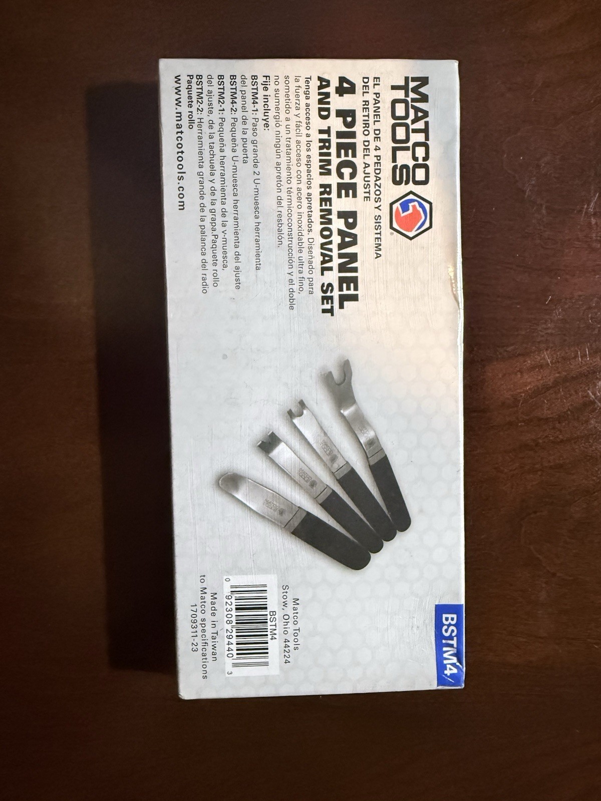 Matco Tools BSTM4 Trim Panel Removal Set Of 4