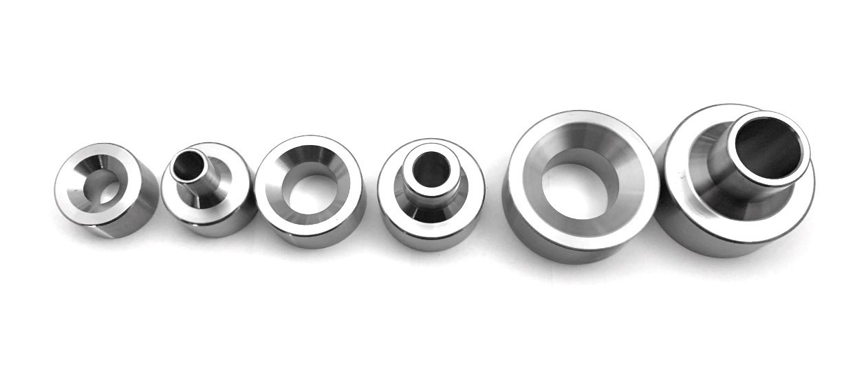 Dimple Dies Set 7 PC HD 1/2″ 3/4″ 1″ 1 1/4″ 1 1/2″ 1 3/4″ 2″ Bolt or Press Use