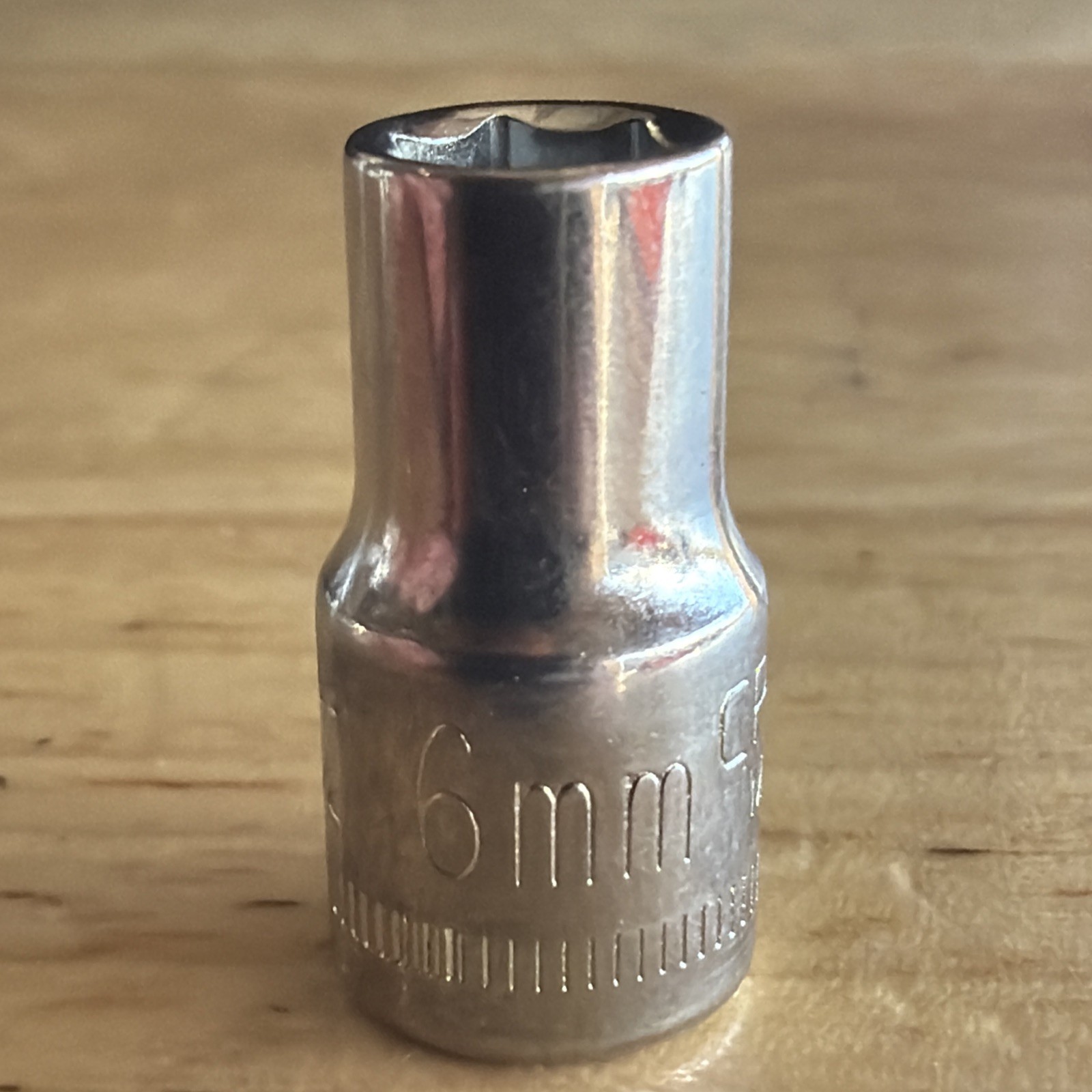 Craftsman 6mm Shallow Socket 1/4″ Drive 6 Point Inverted G Series 43502 USA