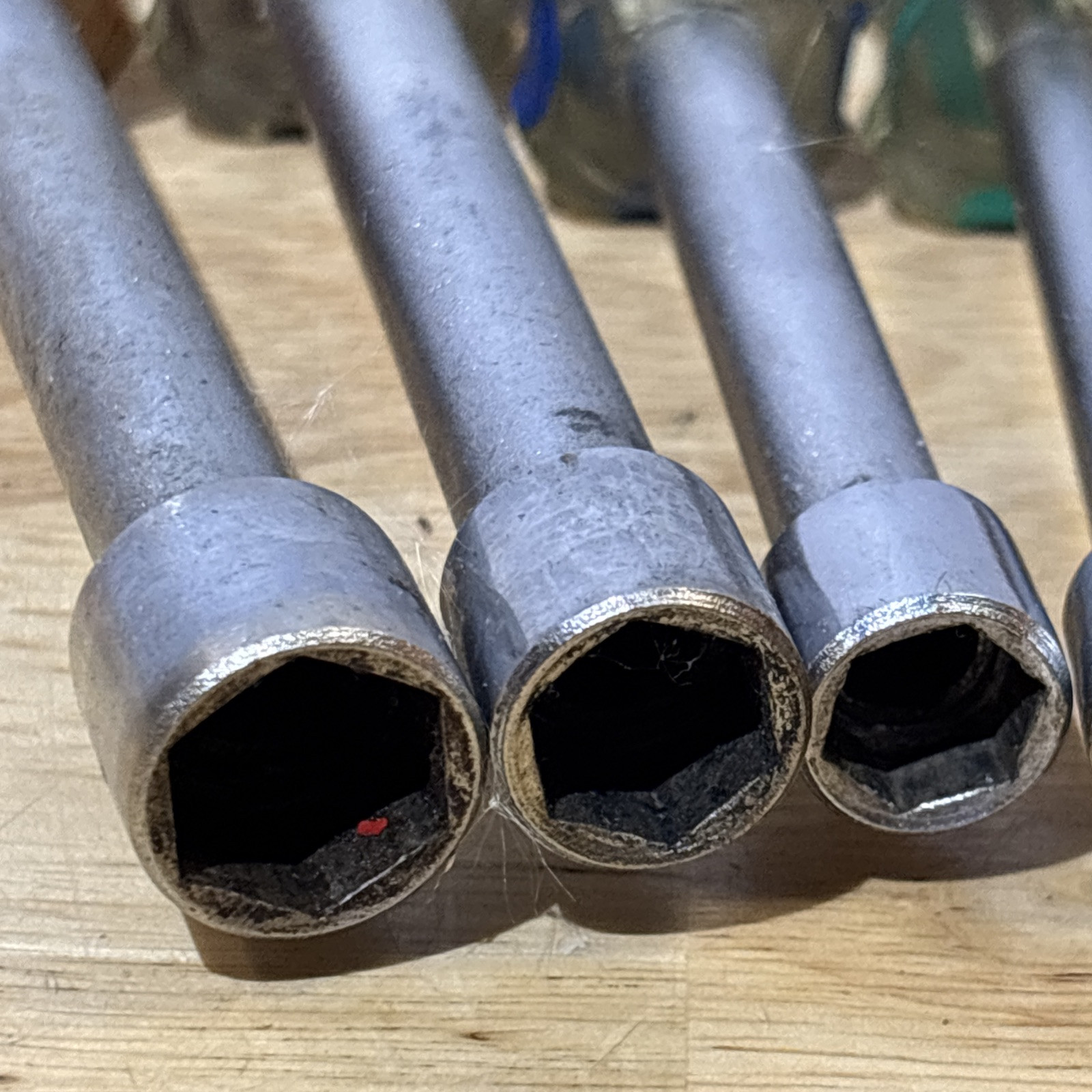 Dayton SAE Nut Driver Set LOT 3/16″ to 1/2″ Skips 5/16″ W/ Duplicates Vtg USA