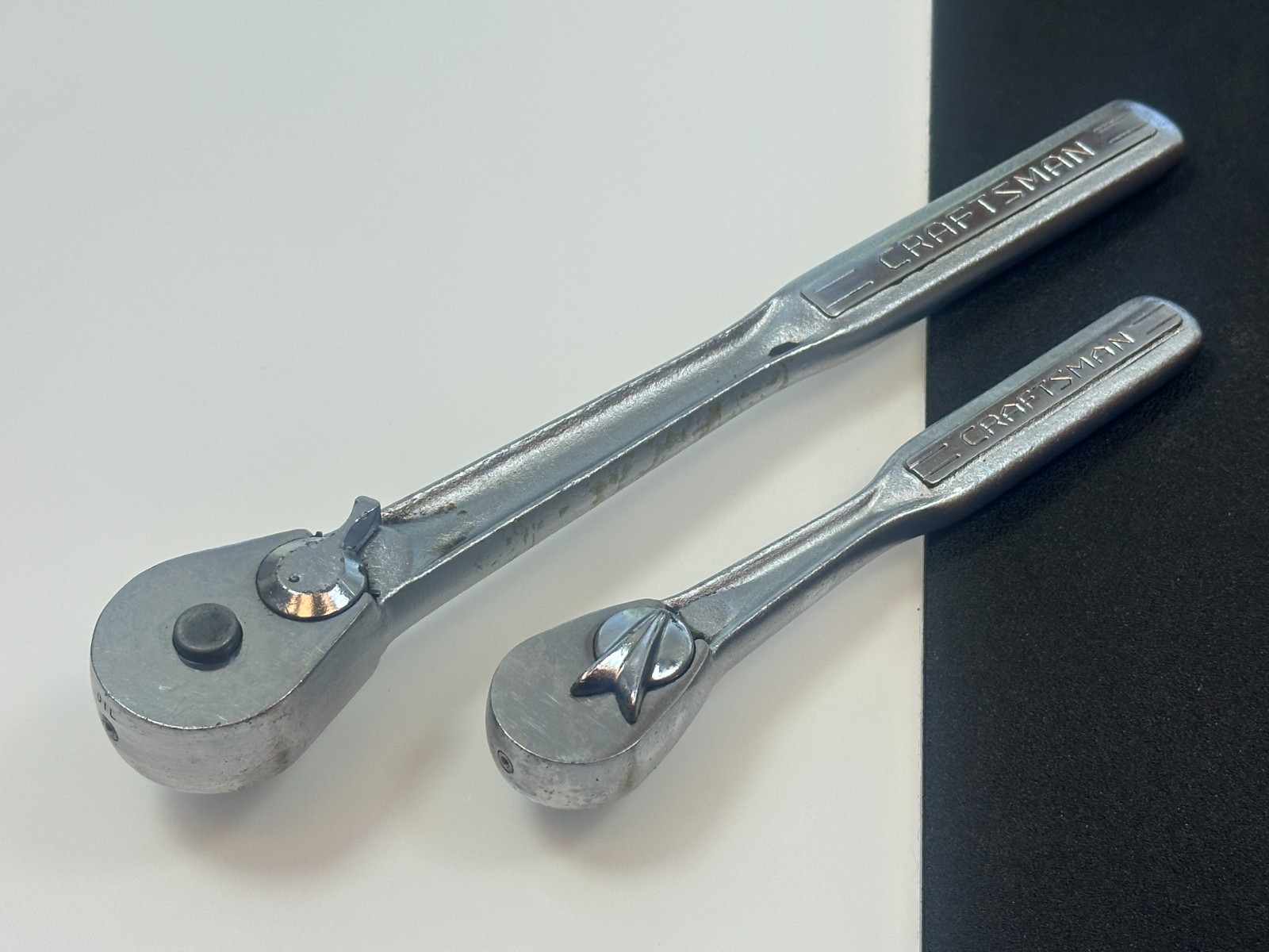 🇺🇸 Craftsman Tools USA 2pc V Series 1/2″ & 3/8″ Drive Ratchet Set w/ Oil Ports