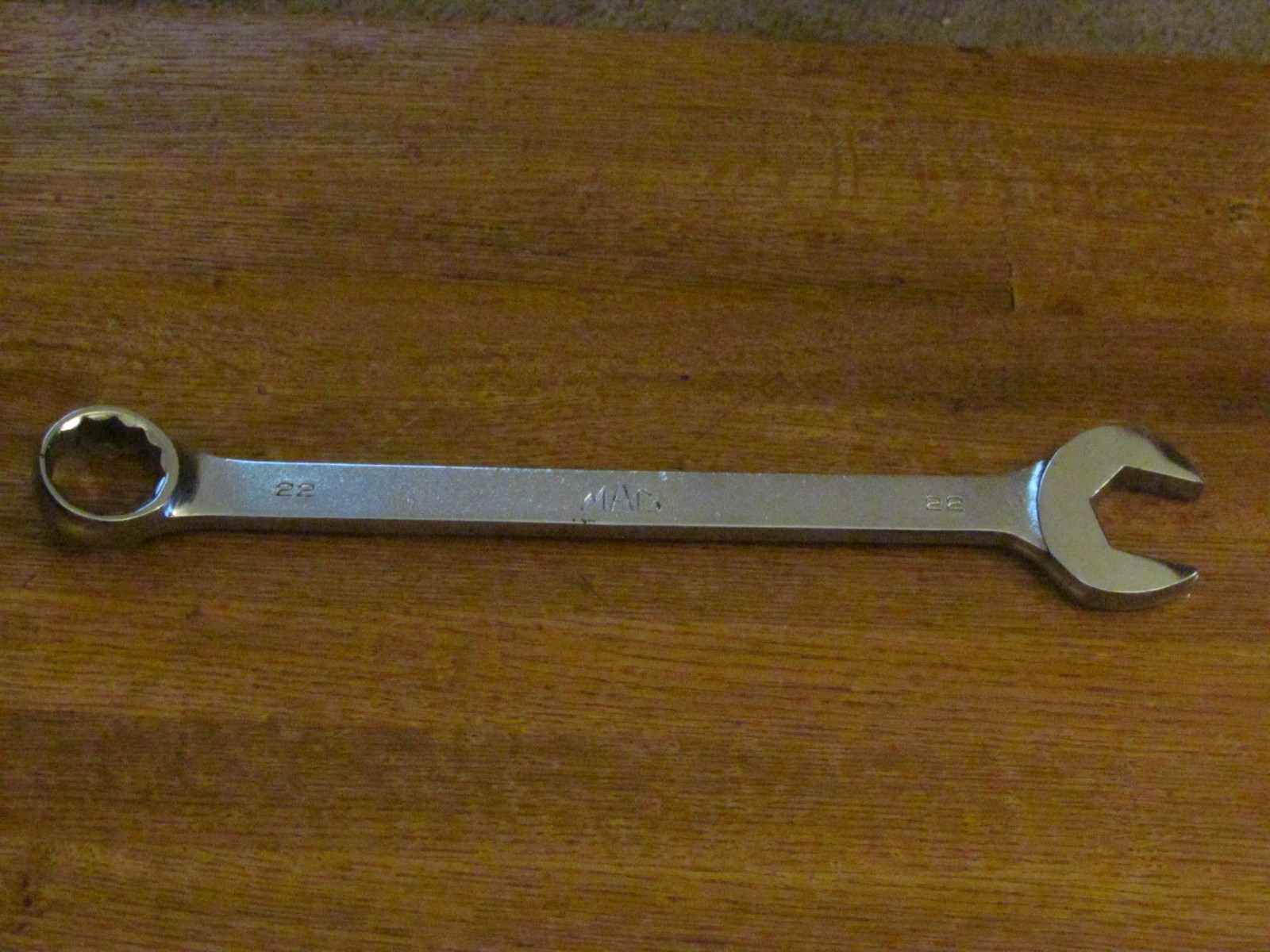 MAC TOOLS M22CW 22MM COMBO WRENCH NICE USED USA MADE 10.25″ OAL
