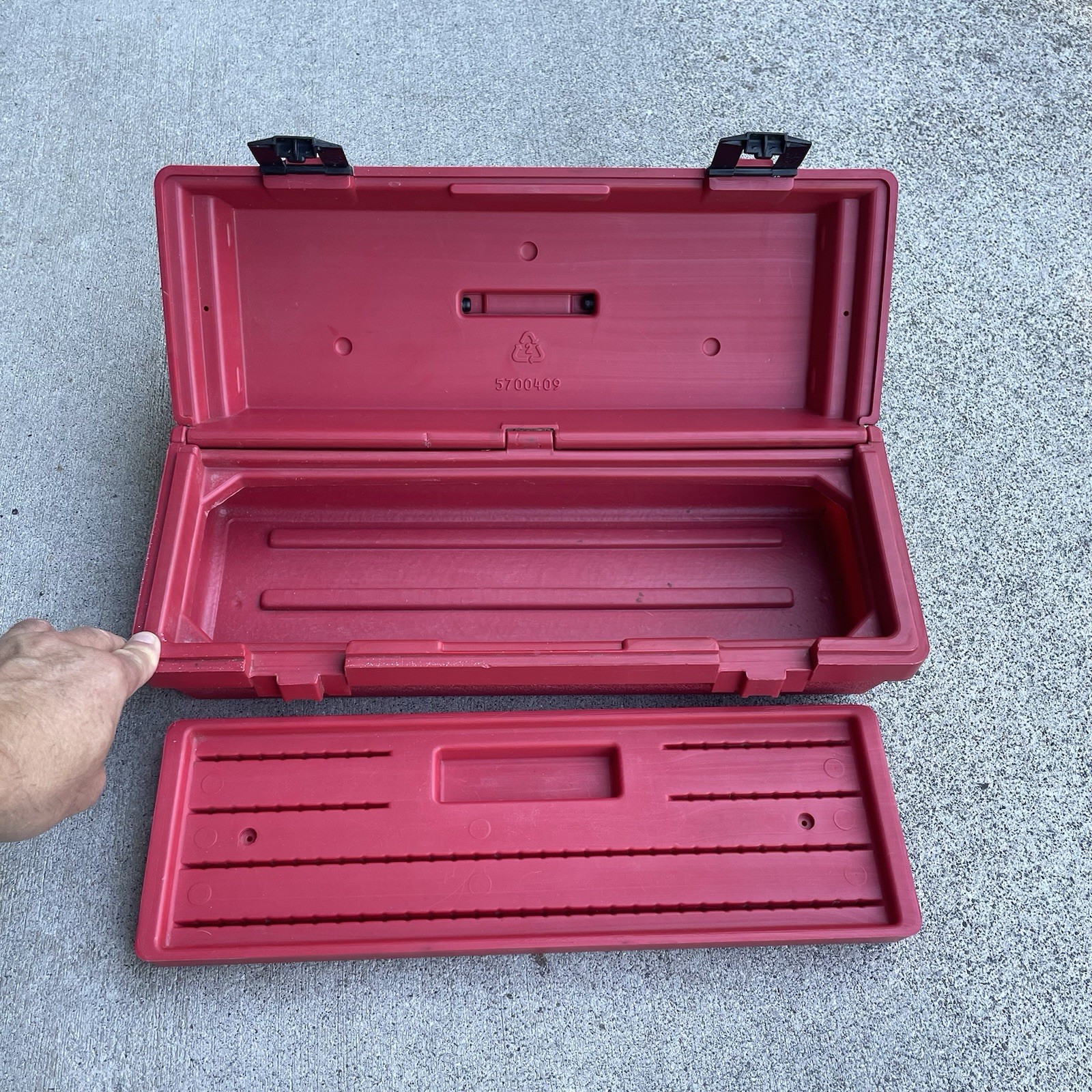 Vintage Sears Best Craftsman USA 18.5″ Red Permanex Tool Box Case