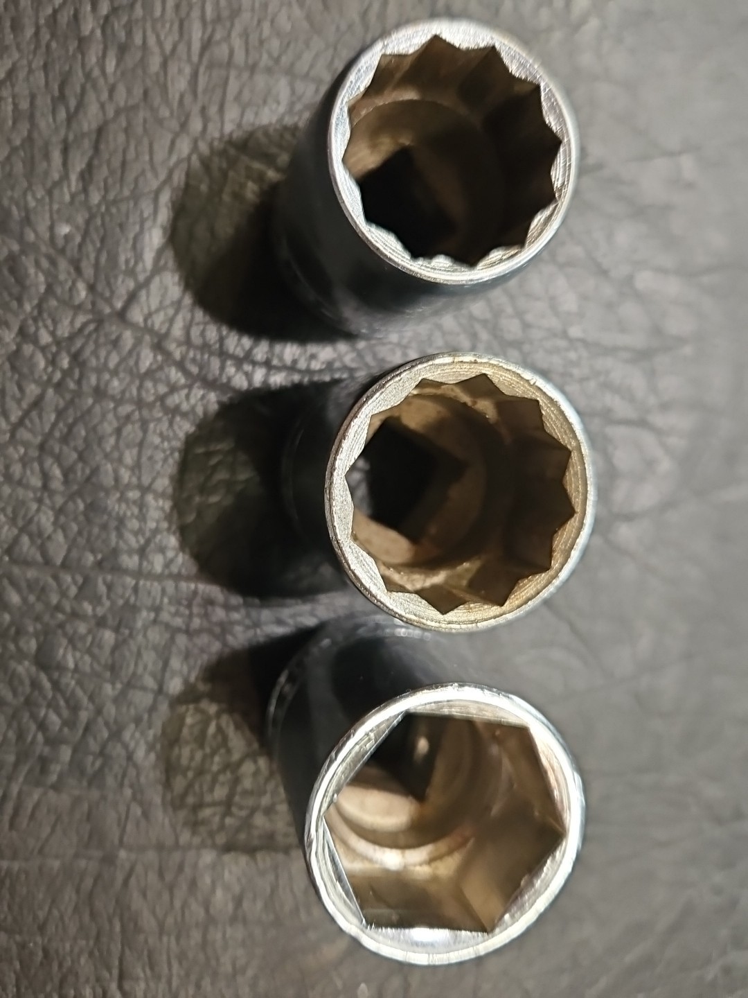 Bundle Lot S-K 3pc 1/2 Drive Sockets 13/16″ 7/8″ 15/16″ USA MADE