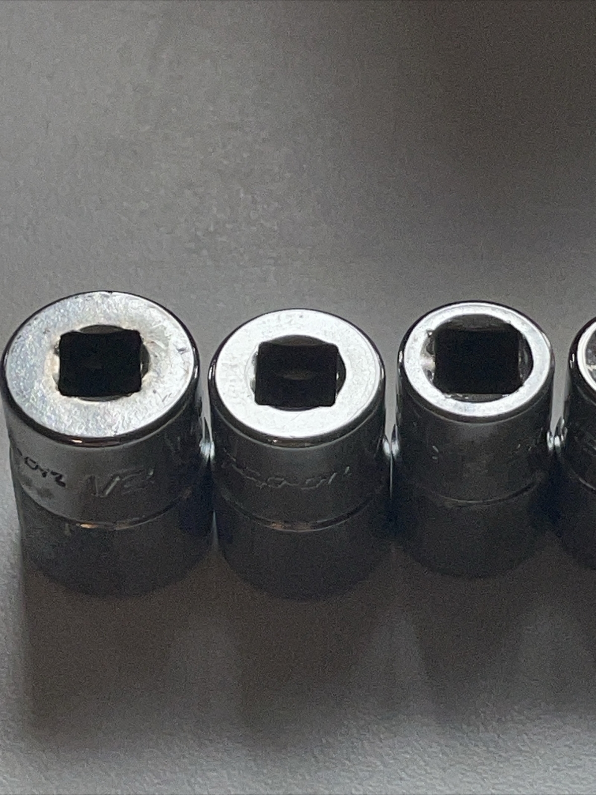 Snap-on 7 Piece 1/4″ Drive Shallow 6 Point Socket Set TM6, TM7, TM10 11 12 14 16