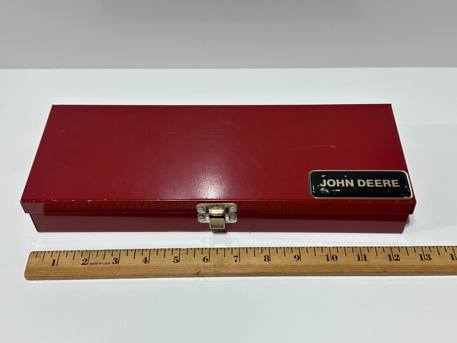 John Deere CANADA (Gray) Rare 16pc 3/8” Drive SAE Socket Ratchet Service Set NOS
