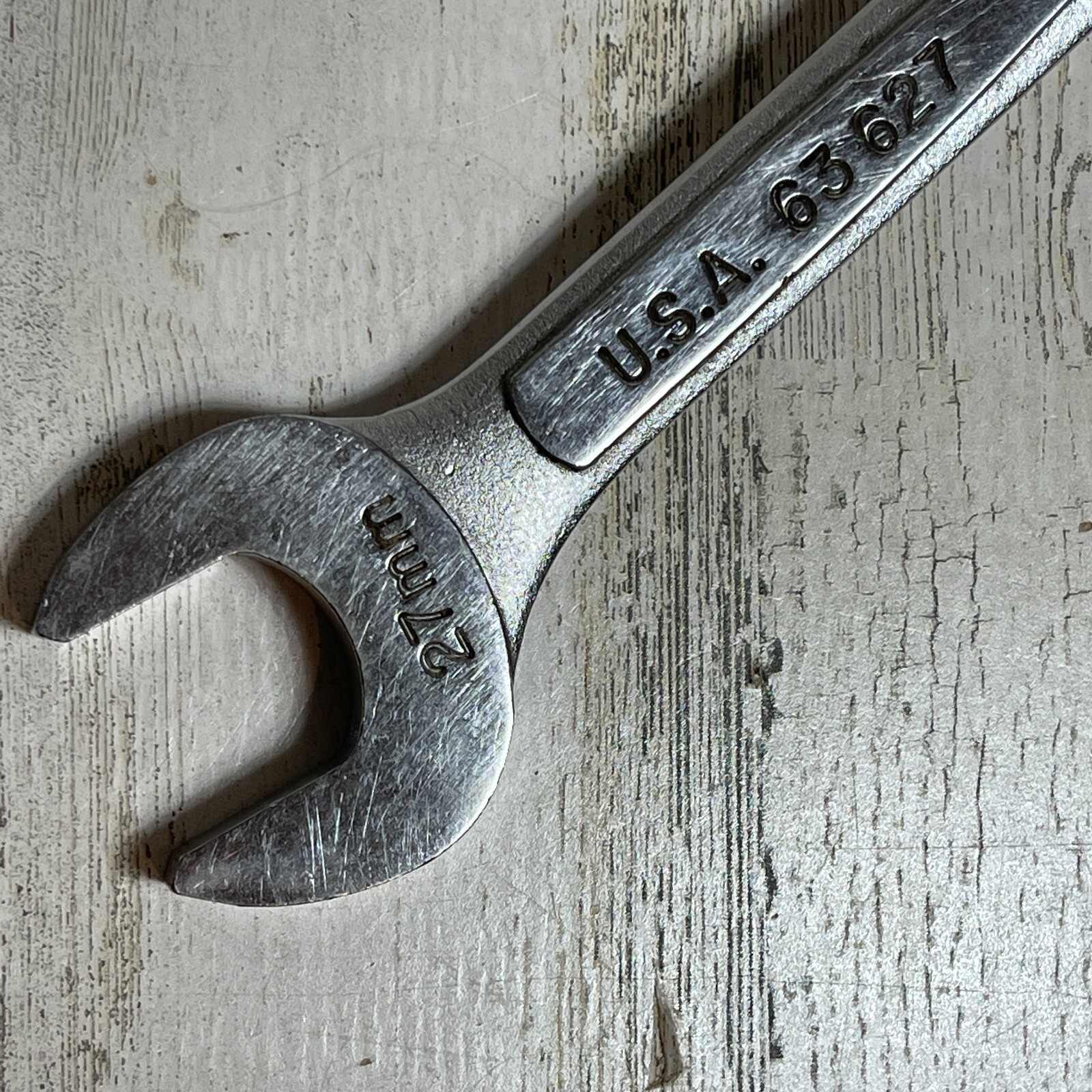 VINTAGE EASCO 27MM COMBINATION WRENCH 63627 SHIPS FREE CLASSIC HAND TOOL