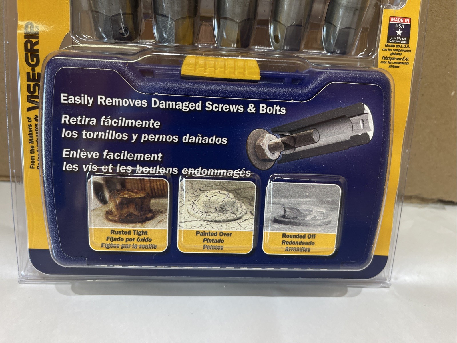 Irwin 3094001 Bolt Grip Damaged Screw and Bolt Deep Well Socket Extractor Set