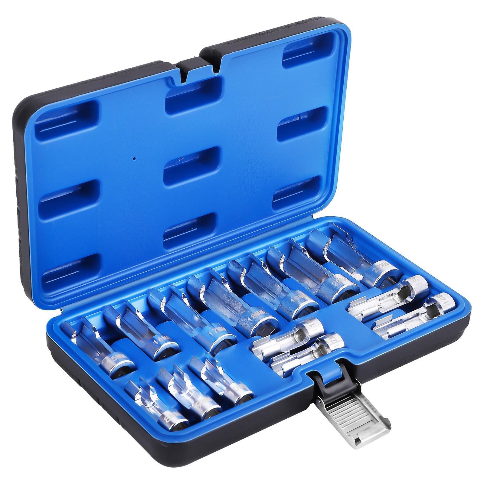 8-22mm 3/8in 1/2in Diesel Injector Fuel Line Socket Wrench Set Nut Socket