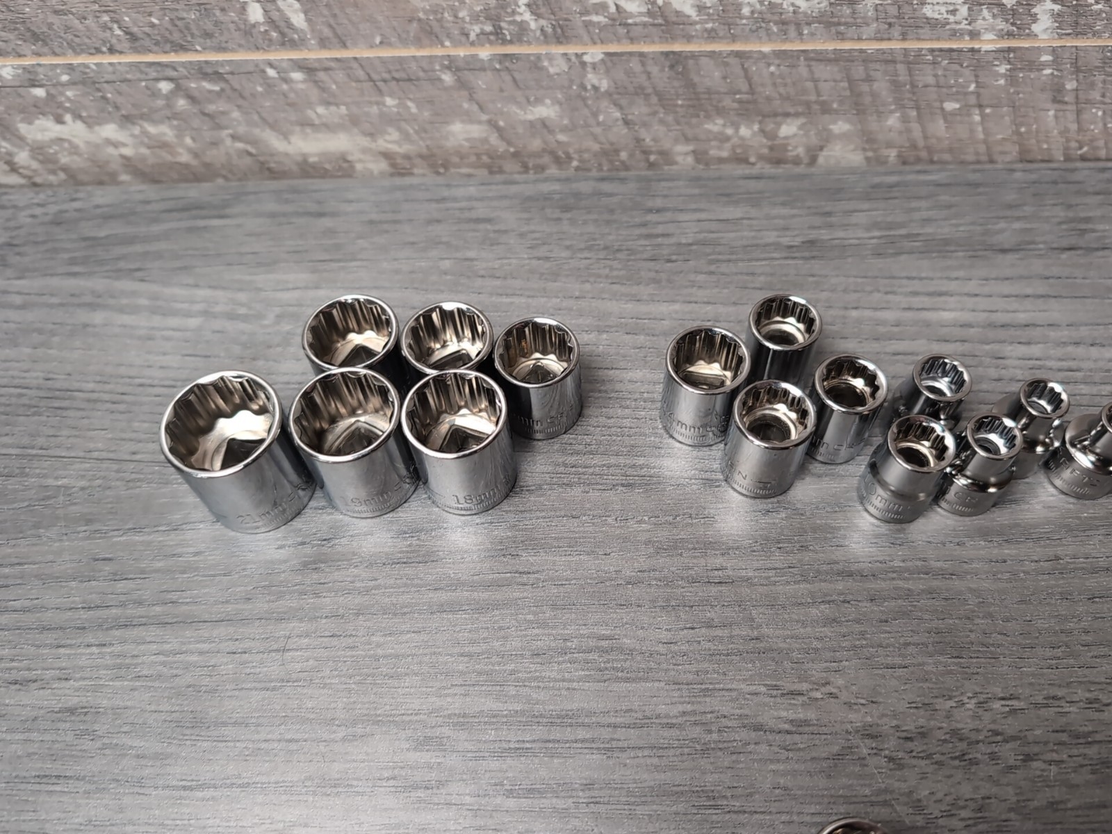 Craftsman Socket Set 25pcs 3/8″ Drive SAE & MM. 21-6MM 13/16-1/4 AC-AD 12PT
