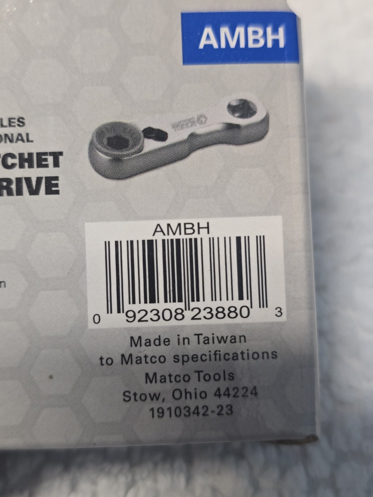Matco Tools Ambh Micro Bit Holder Ratchet 2 » Long 1/4″ Hex Drive