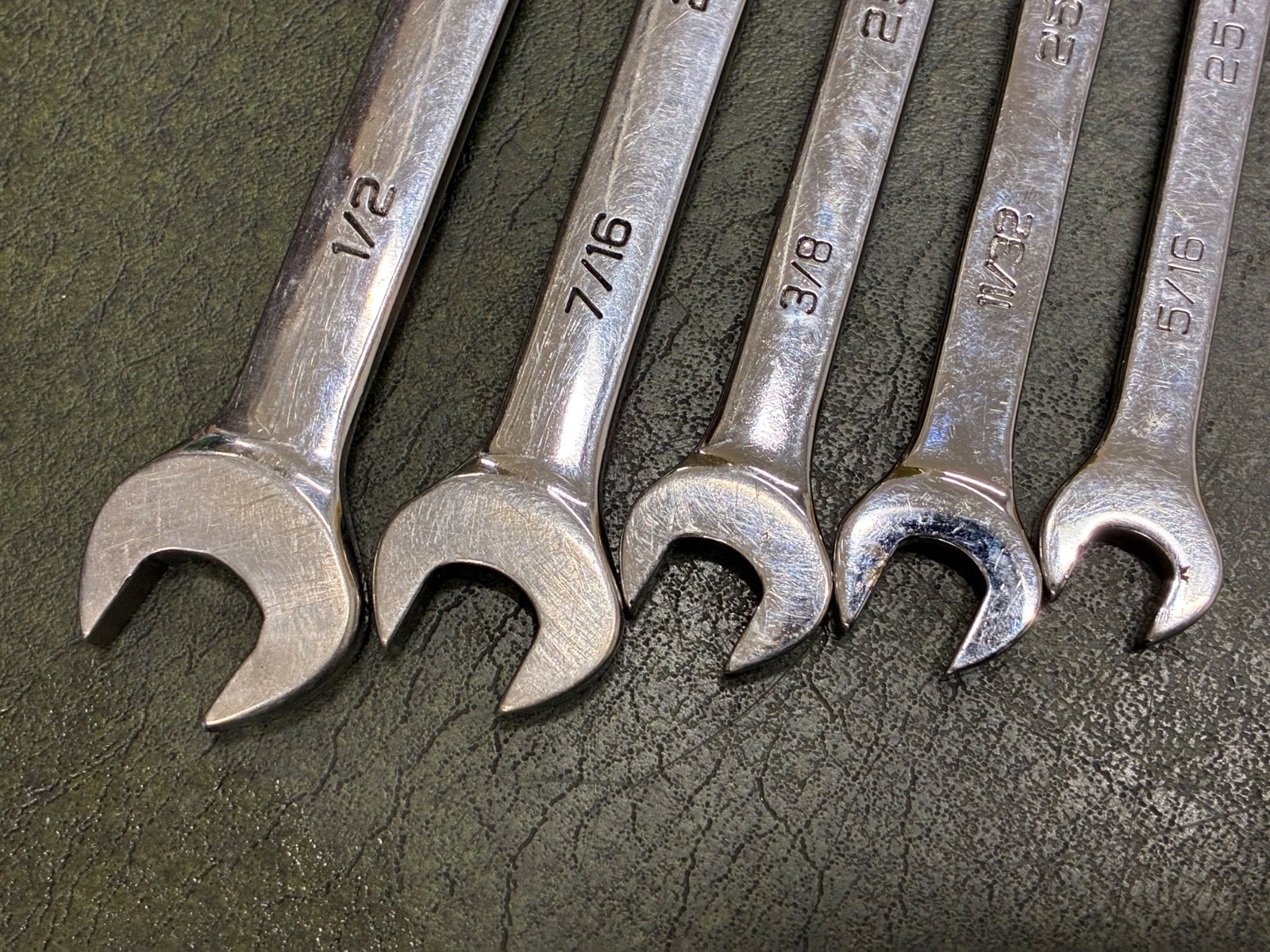 Armstrong USA Combination Wrench Set 8pc Smaller Sizes 5/16″ to 3/4″ – Good Used