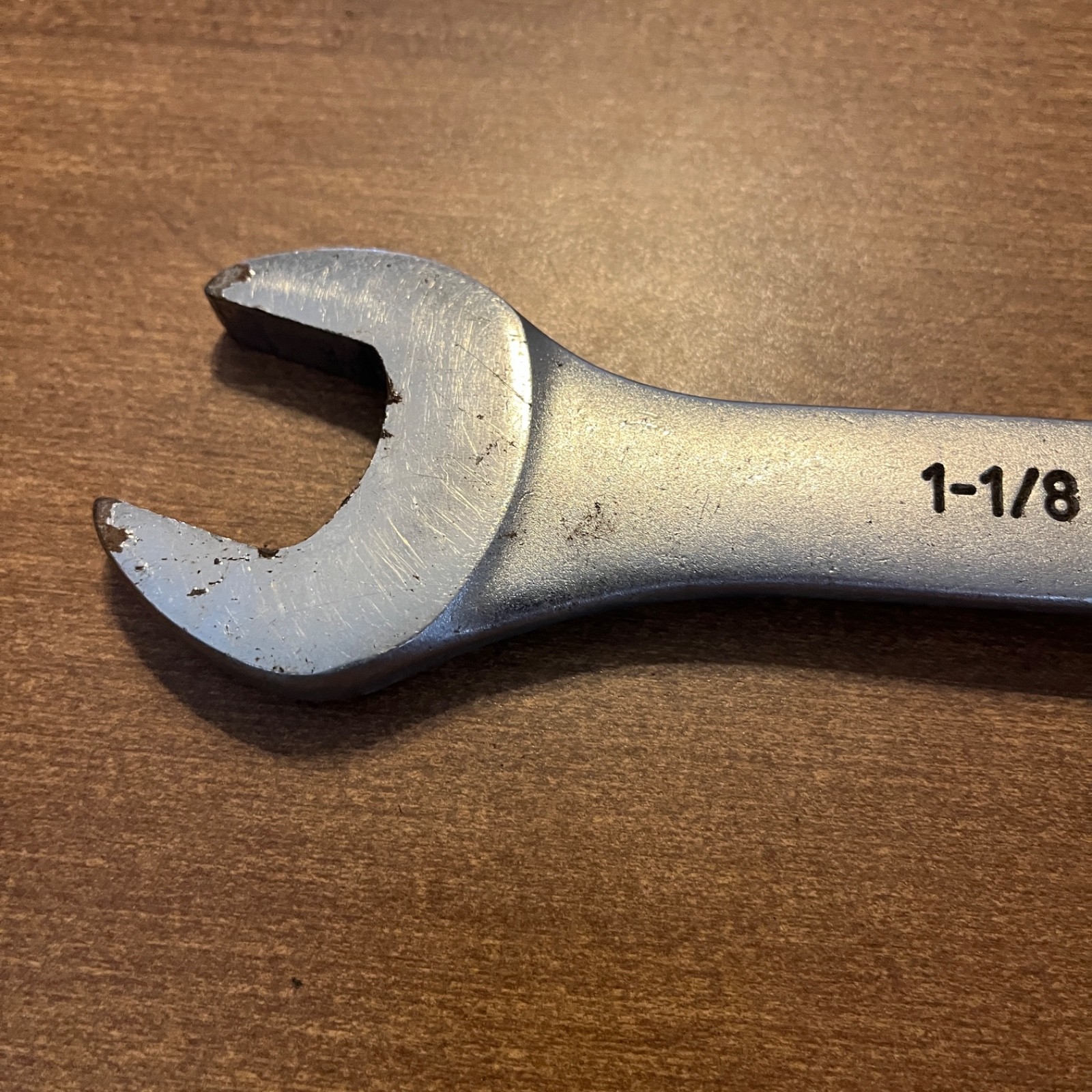 Paramount 1-1/8″ Combination Wrench Satin Chrome PAR-PRF0036S