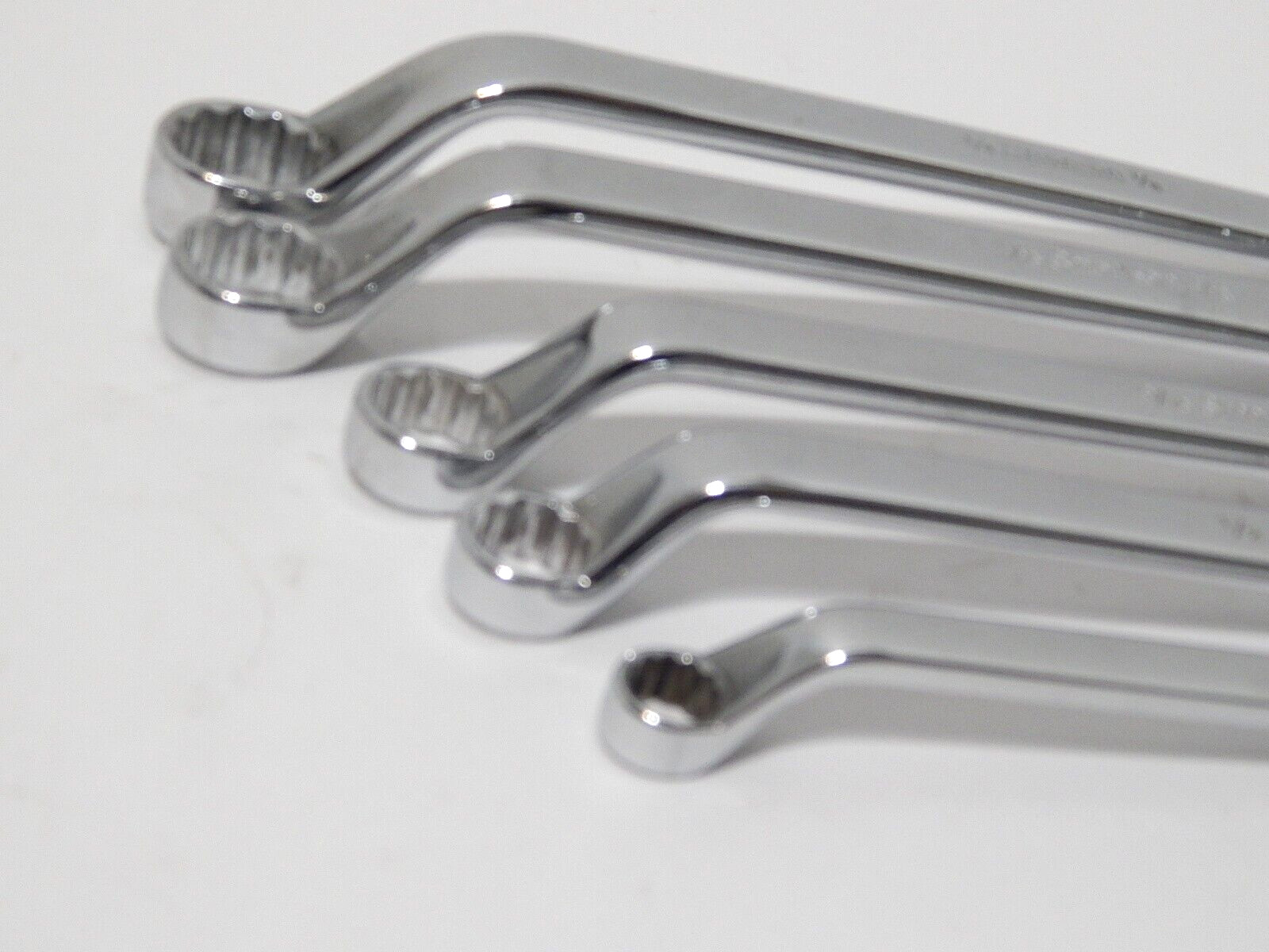 SNAP-ON 5PC DOUBLE LONG BOX END WRENCH SET 3/8-7/8 XO SERIES